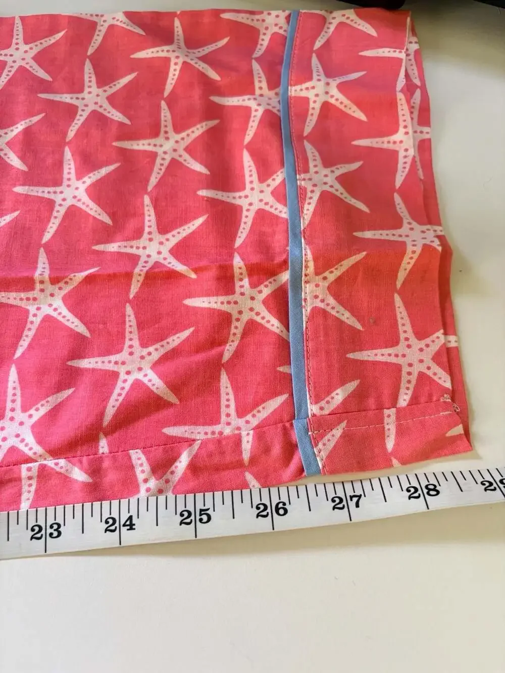 Malabar Bay Pink Starfish Print Cotton Pajama Set Ladies Size Small NWOT - Picture 10 of 12